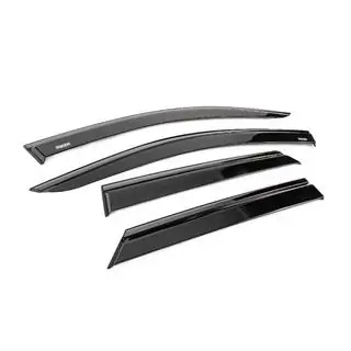 Deflettori aria finestrini con modanatura nera Niken Luxury (4 pz) foto 3