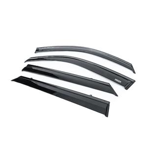 Deflettori aria finestrini con modanatura nera Niken Luxury (4 pz) foto 2