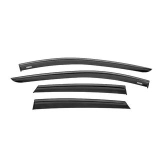 Deflettori aria finestrini con modanatura nera Niken Luxury (4 pz) Seat Leon 2013-2020 foto 1