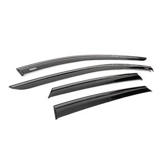 Deflettori aria finestrini con modanatura nera Niken Luxury (4 pz) Seat Leon 2013-2020 foto 3