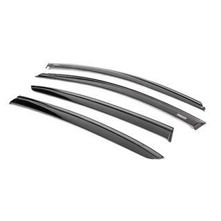 Deflettori finestrini con modanatura nera Niken Luxury (SD, 4 pz) Renault Megane IV 2016-2025 foto 2