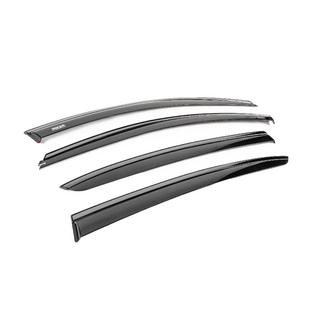 Deflettori finestrini con modanatura nera Niken Luxury (SD, 4 pz) Renault Megane IV 2016-2025 foto 3