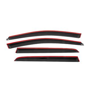 Deflettori aria per finestrini con modanatura nera Niken Luxury (HB, 4 pz) Volkswagen Golf 7/E-Golf 2012-2020 foto 4