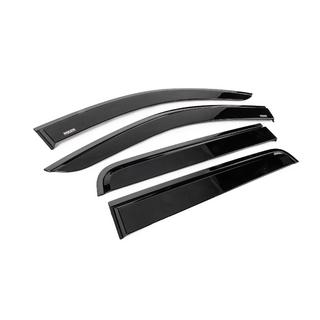 Deflettori aria finestrini con modanatura nera Niken Luxury (4 pz) foto 3
