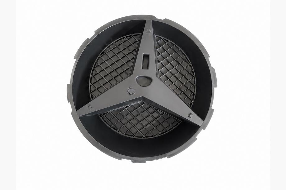 Mercedes GL/GLS class X166 2012-2019 Alloggiamento emblema anteriore (21 cm) Foto 2