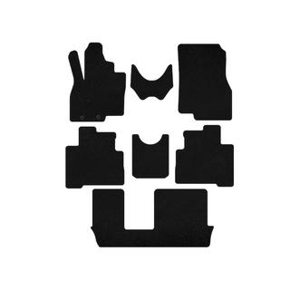 Tappetini tessili Deluxe (3 file, 7 posti, nero) Mitsubishi Grandis 2003-2011 foto 1
