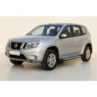 Pedane laterali Allmond Grey (2 pz, alluminio) Nissan Terrano 2014- foto 1