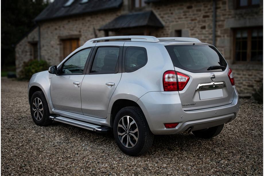 Nissan Terrano 2014- Rainbow Pedane laterali (2 pz., Alluminio) Foto 1