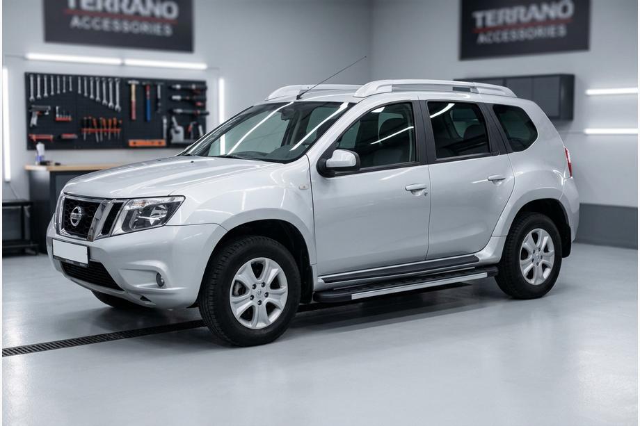 Nissan Terrano 2014- Pedane Laterali Duru (2 pz, Alluminio) Foto 1
