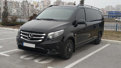 Mercedes Vito/V-class W447 2014- Coperture griglia 2014-2020 (5 pz, acciaio inox) OmsaLine - Acciaio Inox Italiano foto 4