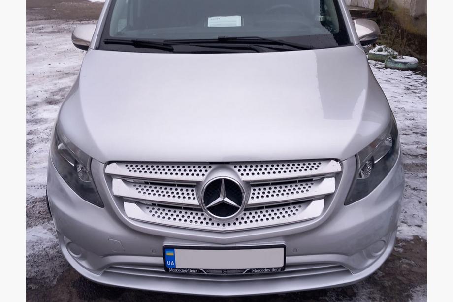 Mercedes Vito/V-class W447 2014- Coperture griglia 2014-2020 (5 pz, acciaio inox) OmsaLine - Acciaio Inox Italiano Image