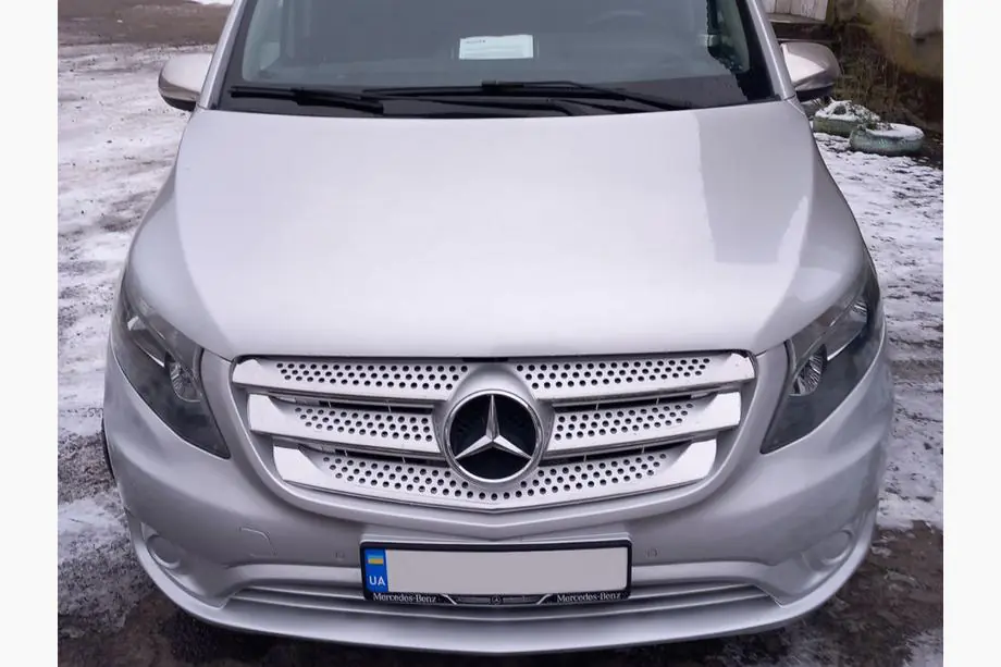 Mercedes Vito/V-class W447 2014- Coperture griglia 2014-2020 (5 pz, acciaio inox) Image