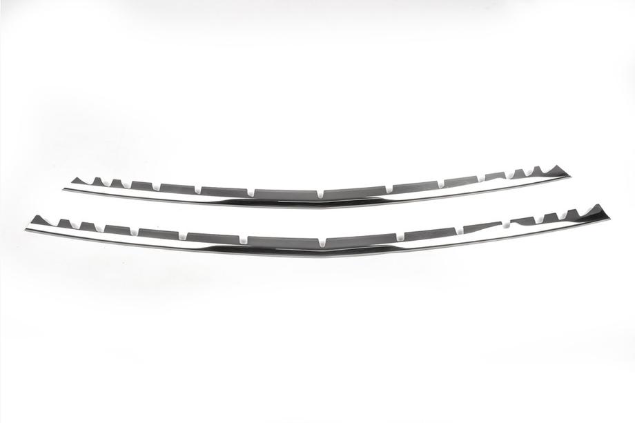 Mercedes Vito/V-class W447 2014- Cover griglia paraurti (2 pz, acciaio inox) Vito Passeggeri (Cromato) Foto 1