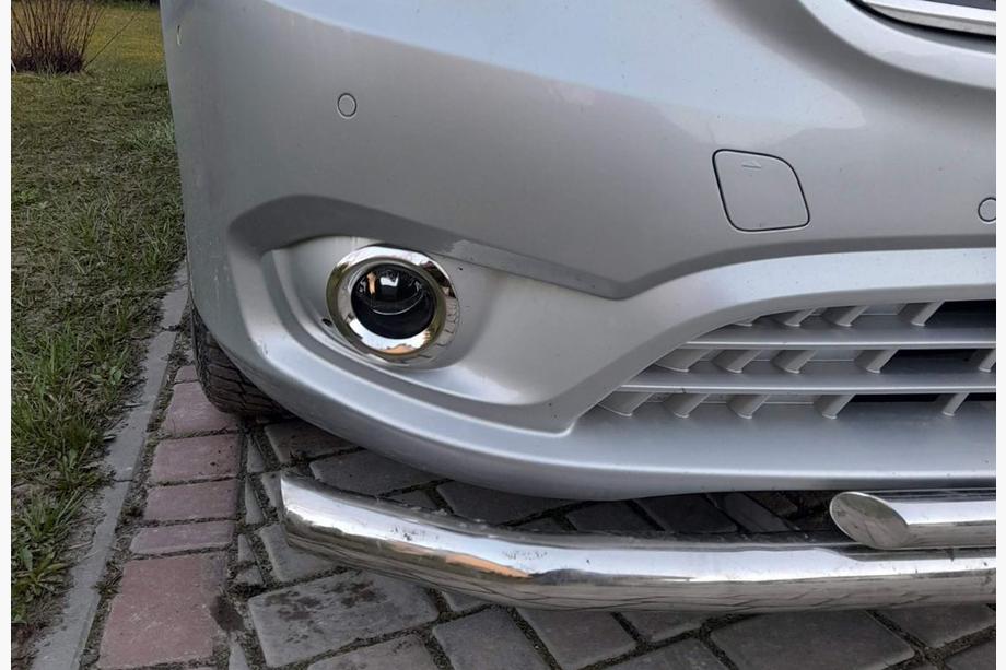 Mercedes Vito/V-class W447 2014- Coperture per fendinebbia (2 pz, acciaio inox) Image