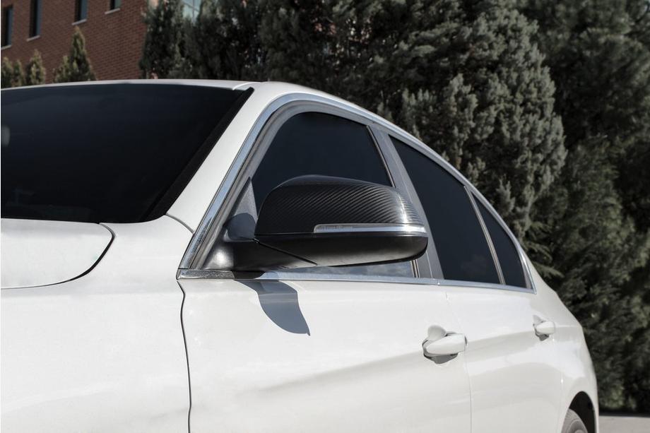 BMW 3 Series F30/F31 2012-2019 Cover Specchietti (2 pz, Carbonio Reale) Foto 3