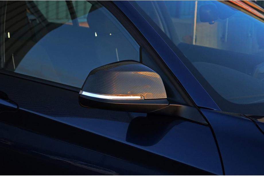 BMW 3 Series F30/F31 2012-2019 Cover Specchietti (2 pz, Carbonio Reale) Foto 6