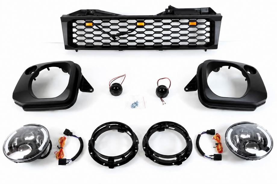 Suzuki Jimny 1998-2018 Kit fari e griglia (Off-Road) Foto 11