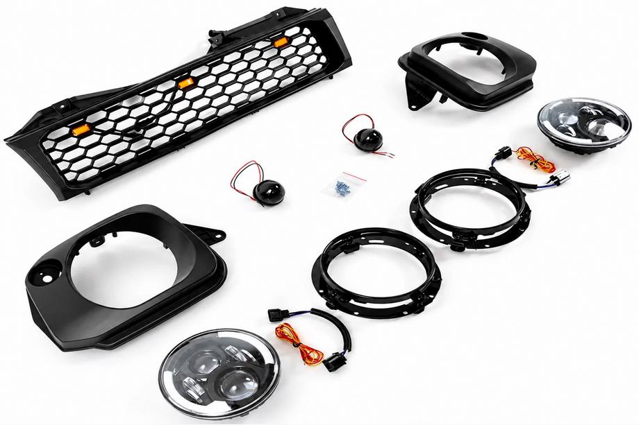 Suzuki Jimny 1998-2018 Kit fari e griglia (Off-Road) Foto 10