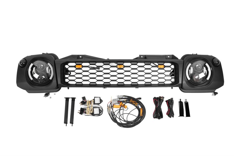 Suzuki Jimny 1998-2018 Kit fari e griglia (Off-Road) Foto 3