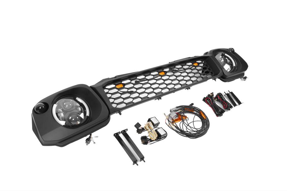 Suzuki Jimny 1998-2018 Kit fari e griglia (Off-Road) Foto 5