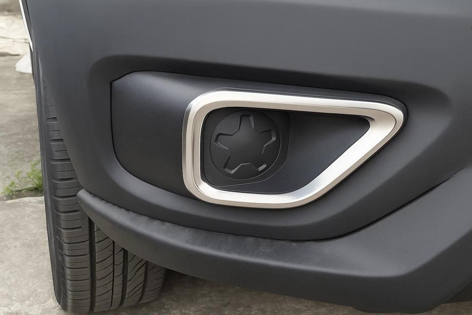 Fiat Doblo II 2010-2022 Cornici fendinebbia 2015↗︎ (2 pz, acciaio inox) Foto 2