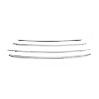 Coperture per paraurti anteriore e griglia (4 pz, acciaio inox) foto 2