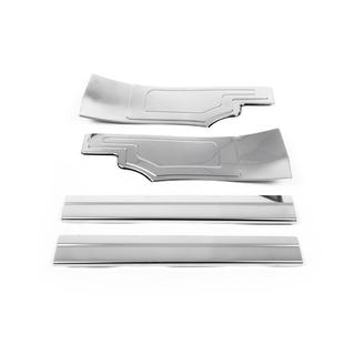 Battitacco interni in acciaio inox OmsaLine (4 pz) foto 2