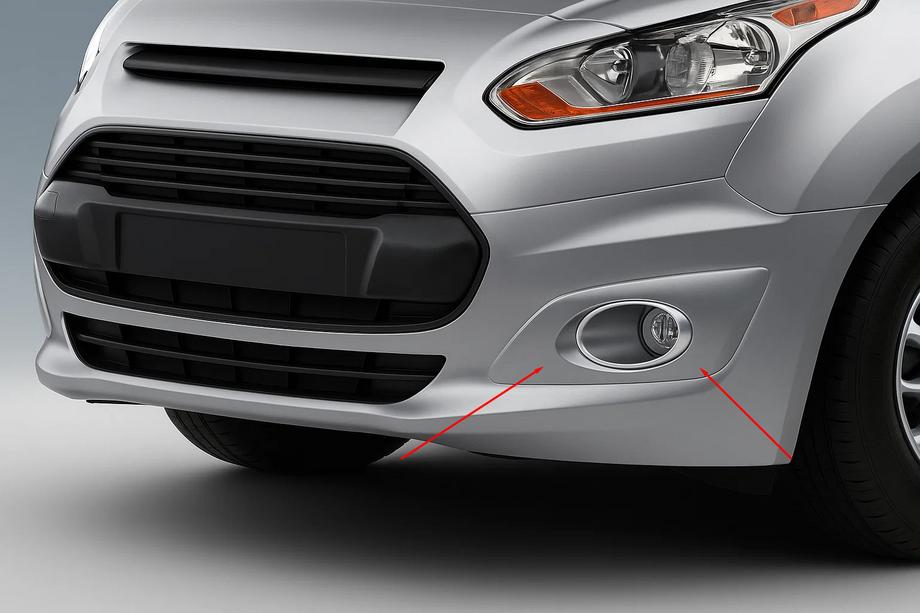 Ford Connect 2014-2021 Coperture per fendinebbia (2 pz, acciaio inox) Image