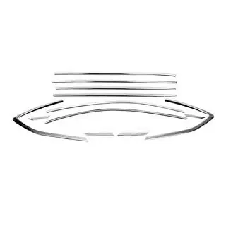 Set completo cornici finestrini acciaio inox (12 pz) Hyundai Tucson TL 2016-2021 foto 1