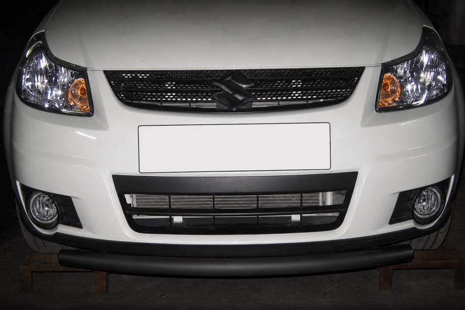 Suzuki SX4 2006-2013 Bull bar anteriore ST008 Black (inox) Image