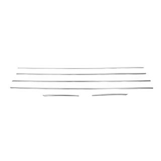 Modanature inferiori finestrini acciaio inox (6 pz) foto 3