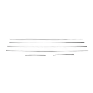 Modanature inferiori finestrini acciaio inox (6 pz) foto 3