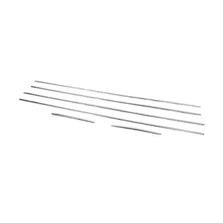 Modanature inferiori finestrini acciaio inox (6 pz) foto 2