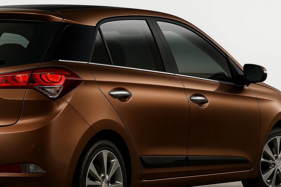 Hyundai I-20 2014-2020 Modanature inferiori finestrini acciaio inox (6 pz) Image