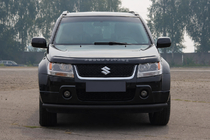 Suzuki Grand Vitara 2005-2017 Bull bar anteriore ST008 Black (inox) foto 2