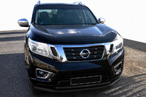 Nissan Navara/NP300 2016- Bull bar anteriore ST014 Black (acciaio inox) foto 1