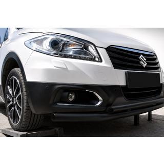 Bull bar anteriore ST014 Black (acciaio inox) Suzuki SX4 S-Cross 2013-2016 foto 1