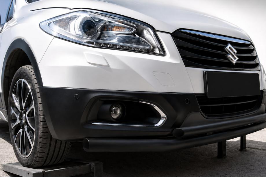Suzuki SX4 S-Cross 2013-2016 Bull bar anteriore ST014 Black (acciaio inox) Image