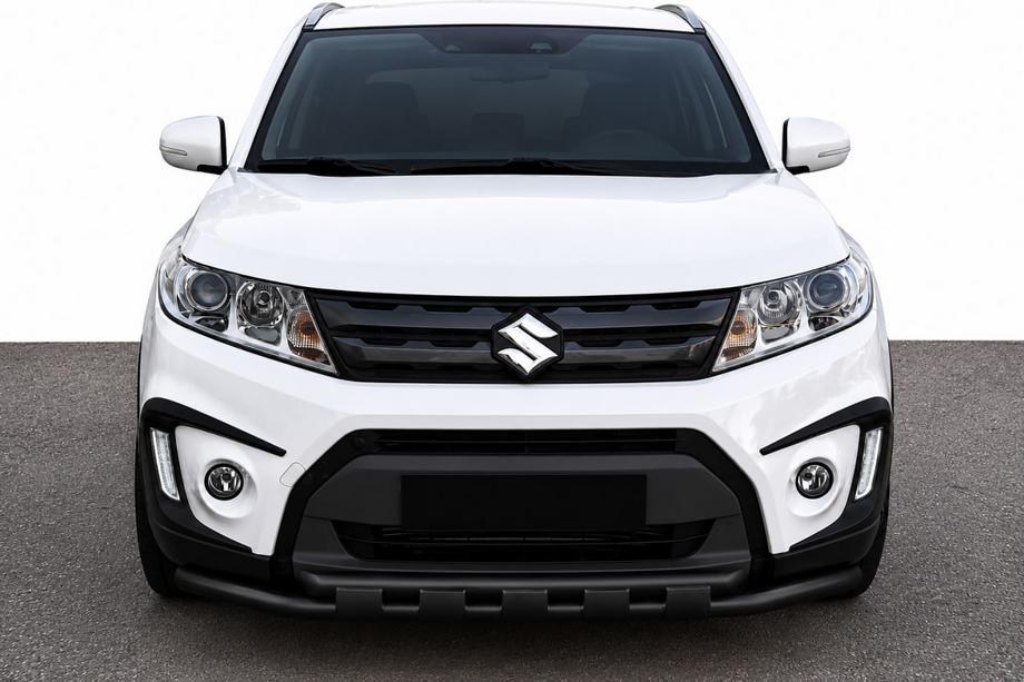Suzuki Vitara 2015- Bull bar anteriore ST015 Black (acciaio inox) Image