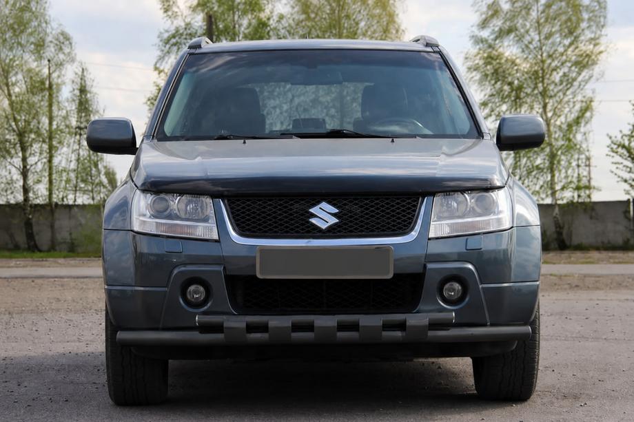 Suzuki Grand Vitara 2005-2017 Bull bar anteriore ST015 Black (acciaio inox) Image