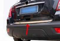 Opel Mokka 2012-2021 Modanatura bagagliaio acciaio inox foto 1