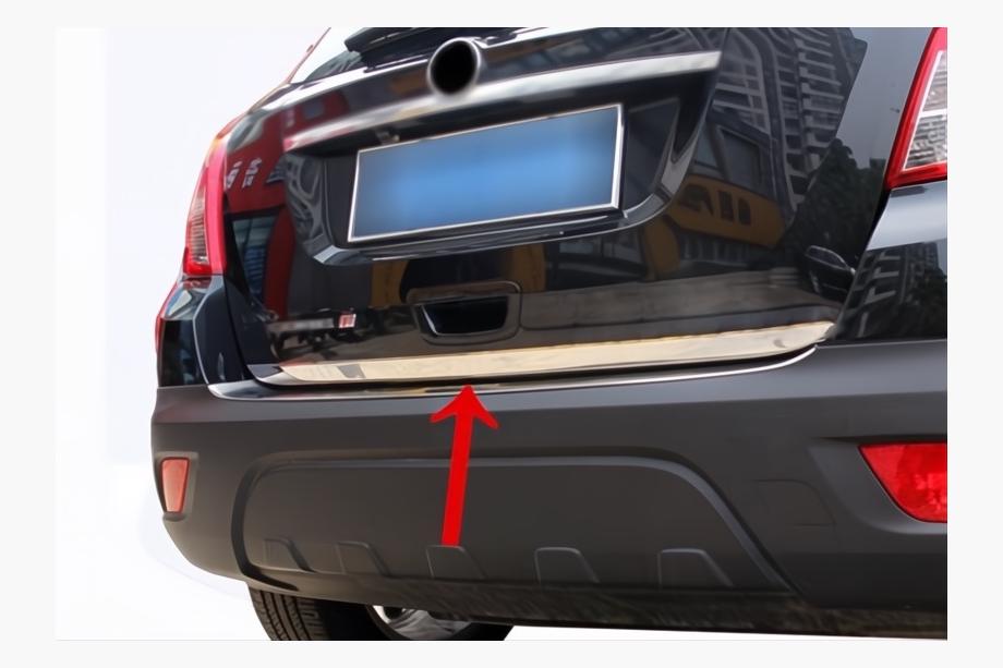 Opel Mokka 2012-2021 Modanatura bagagliaio acciaio inox Image