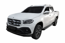 Mercedes X class 2017-2020 Bull bar anteriore ST017 Black (acciaio inox, 60 mm) foto 1