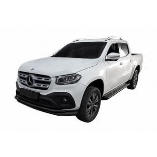 Bull bar anteriore ST017 Black (acciaio inox, 60 mm) Mercedes X class 2017-2020