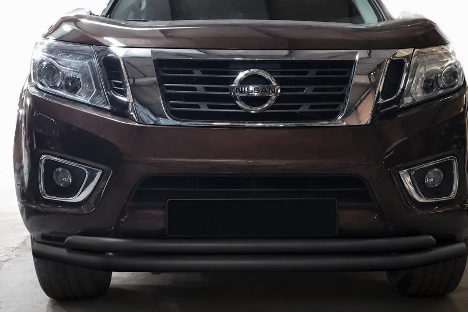 Nissan Navara/NP300 2016- Bull bar anteriore ST017 Black (acciaio inox) Image