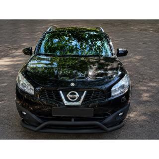 Barra protezione anteriore Black (acciaio inox) Nissan Qashqai 2007-2010