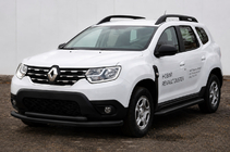 Renault Duster 2018-2024 Bull bar anteriore F3-10 Black (acciaio inox) foto 1