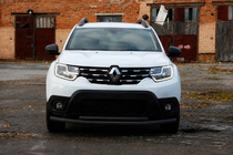 Renault Duster 2018-2024 Bull bar anteriore F3-10 Black (acciaio inox) foto 2