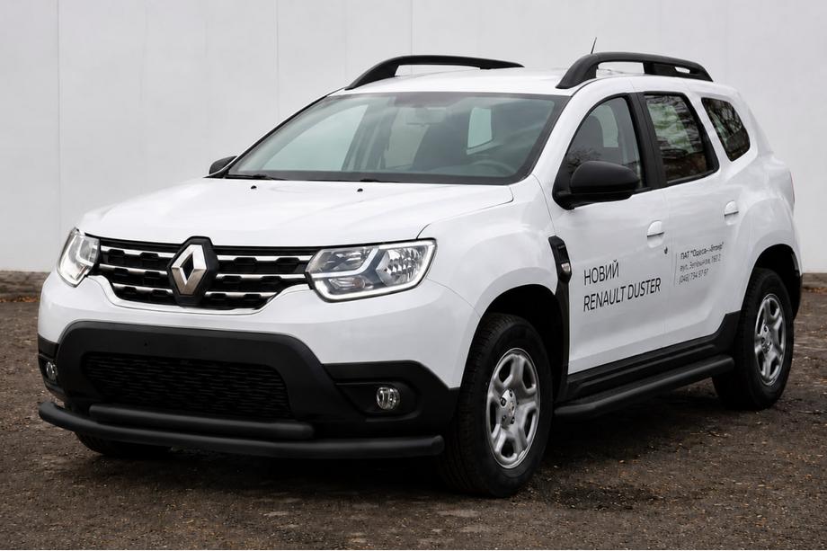 Renault Duster 2018-2024 Bull bar anteriore F3-10 Black (acciaio inox) Image