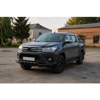 Bull bar anteriore F3-34 Black (inox) foto 3